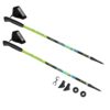 Spokey MEADOW II Hole Nordic Walking 2-dílné, systém anti-shock, černo-zelené s modrou