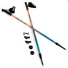 Spokey MEADOW Hole Nordic Walking 2-dílné, systém anti-shock, modro-lososové