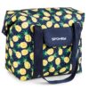 Spokey SAN REMO Termo taška, vzor – ananas, 52 x 20 x 40 cm