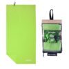 Spokey SIROCCO XL Rychleschnoucí ručník 80×150 cm, zelený s odnímatelnou sponou