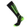 COMPRESS SOX kompresní podkolenky černá/neon zelená 37-38